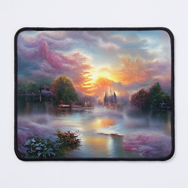 Item preview, Sunset Over Lake designed and sold by theartmuseums.