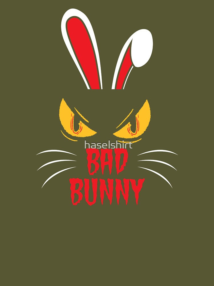 Teeshirtpalace Bad Bunny Scary Rabbit Cool Animal Lover Mesh Reversible Basketball Jersey Tank
