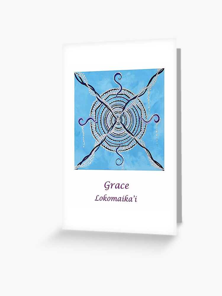 Thumbnail 1 of 2, Greeting Card, Grace designed and sold by catherineverita.