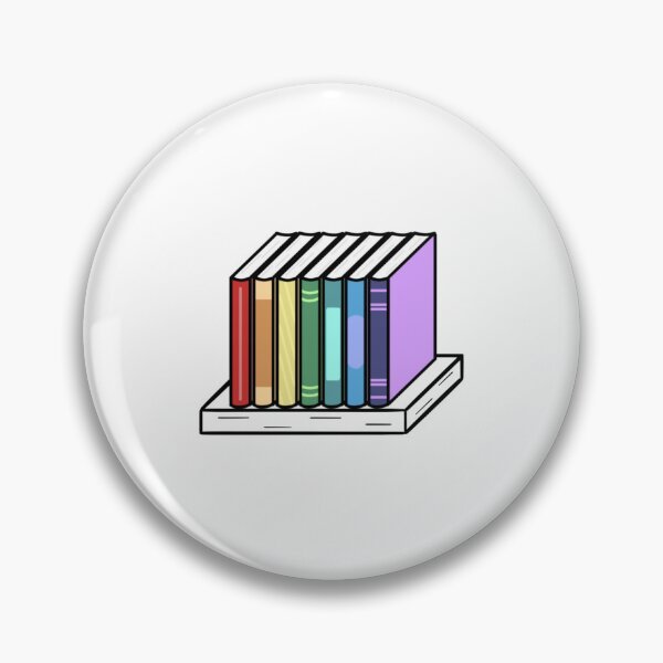 Item preview, Book Stack F - Rainbow designed and sold by bookshelfsketch.