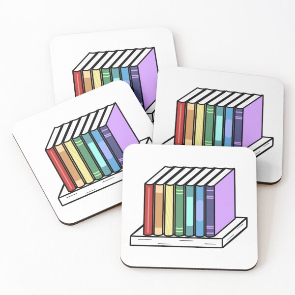 Item preview, Book Stack F - Rainbow designed and sold by bookshelfsketch.