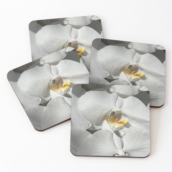 Item preview, Phalaenopsis White Orchid With Yellow Center designed and sold by KarenZuk.