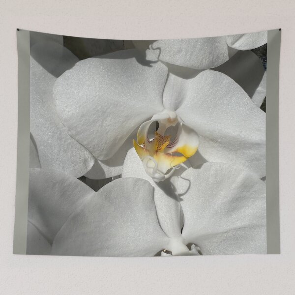 Item preview, Phalaenopsis White Orchid With Yellow Center designed and sold by KarenZuk.