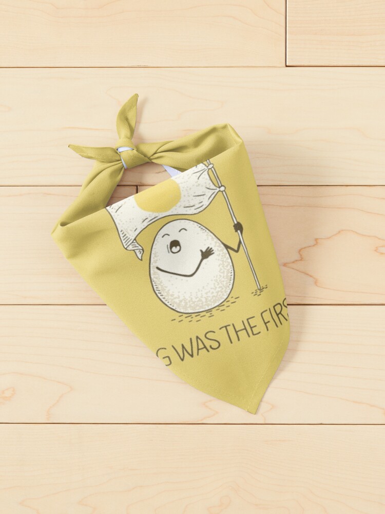 Alternate view of anthem of eggs Pet Bandana
