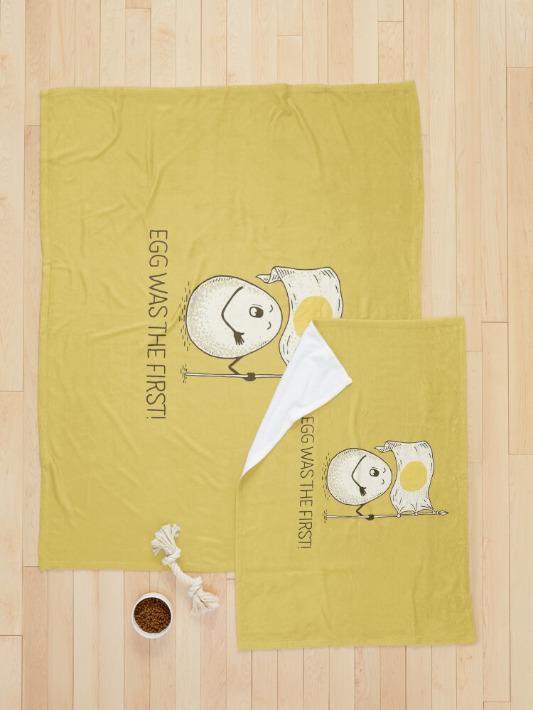 Alternate view of anthem of eggs Pet Blanket