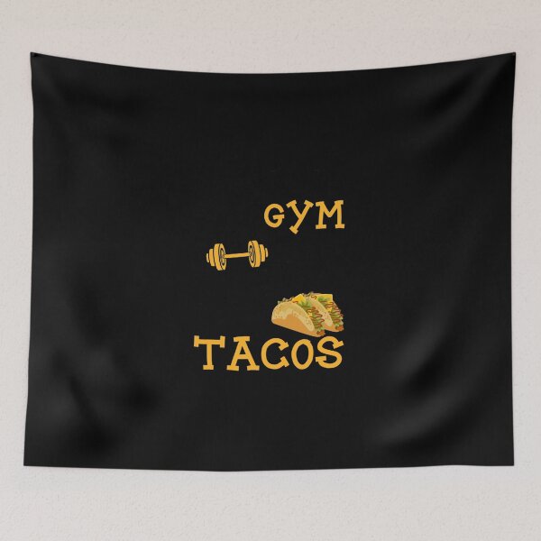 Item preview, Gym Vs Tacos Funny Workout Essential T-Shirt designed and sold by felyn3gloria.