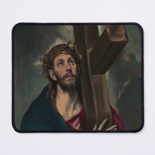 Item preview, Christ Carrying the Cross | El Greco | 1587 Renaissance Gospel Art designed and sold by CJET.