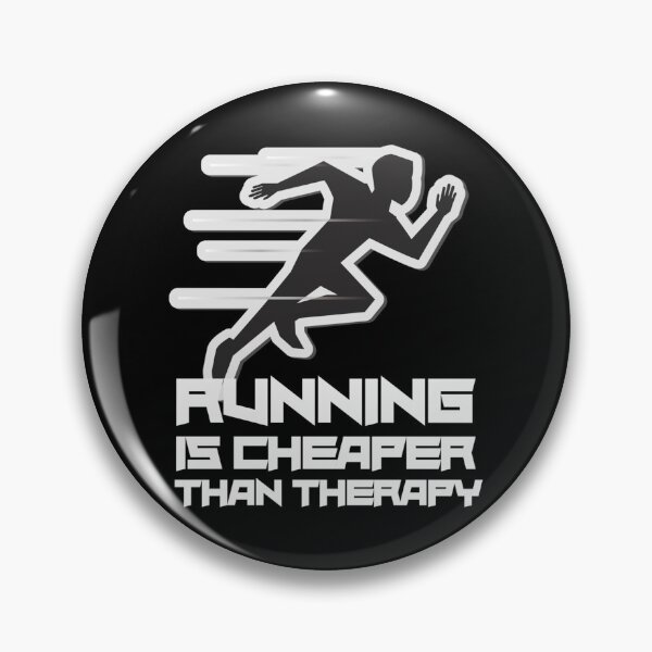 Item preview, Copy Of Running Is Cheaper Than Therapy Sticker designed and sold by ximenagene.