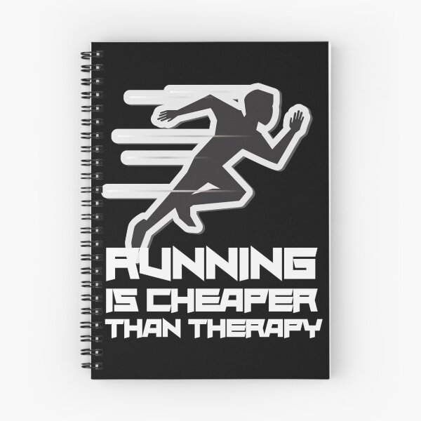 Item preview, Copy Of Running Is Cheaper Than Therapy Sticker designed and sold by ximenagene.