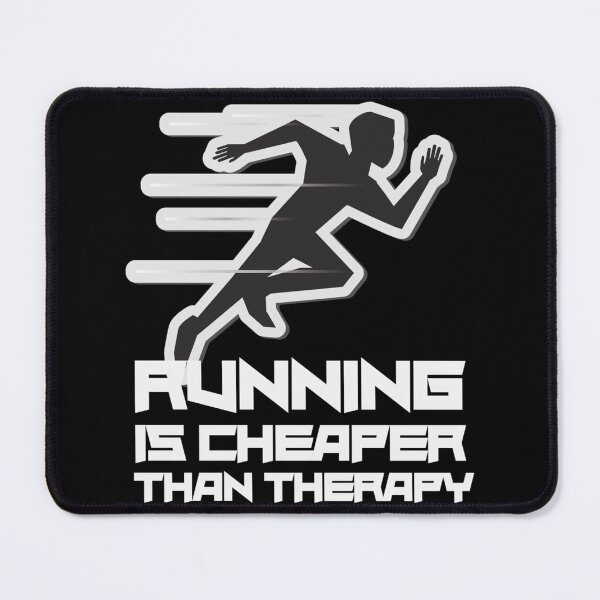 Item preview, Copy Of Running Is Cheaper Than Therapy Sticker designed and sold by ximenagene.