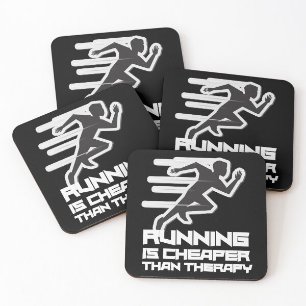 Item preview, Copy Of Running Is Cheaper Than Therapy Sticker designed and sold by ximenagene.