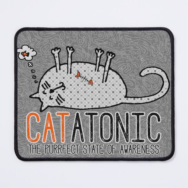 Item preview, CATatonic The Purrfect State of Awareness designed and sold by SalonOfArt.