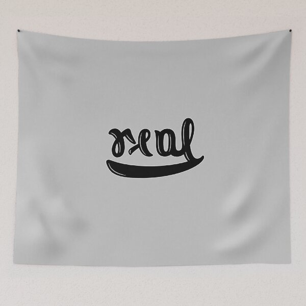 Item preview, Real >< Fake Ambigram (black)! designed and sold by Pablo Carlos Budassi.