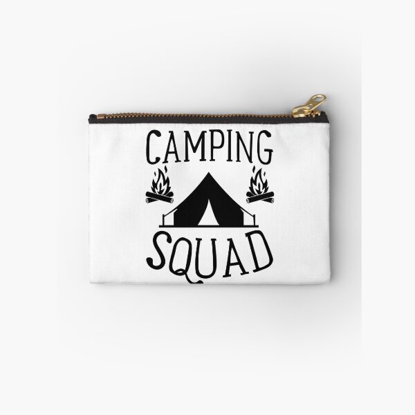 Item preview, Camping Squad Adventure Awaits le Mountain Hiking Camping Tree Mountains Tent Art Design Happy Apparel Essential Inspiration Joy Mood Funny designed and sold by DesignByHeartUK.