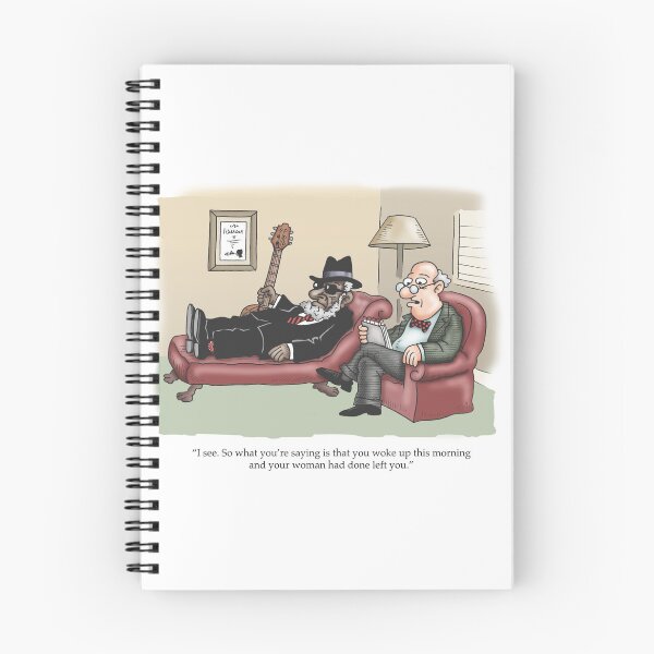 Item preview, Bluesman in Therapy designed and sold by goddardcartoons.