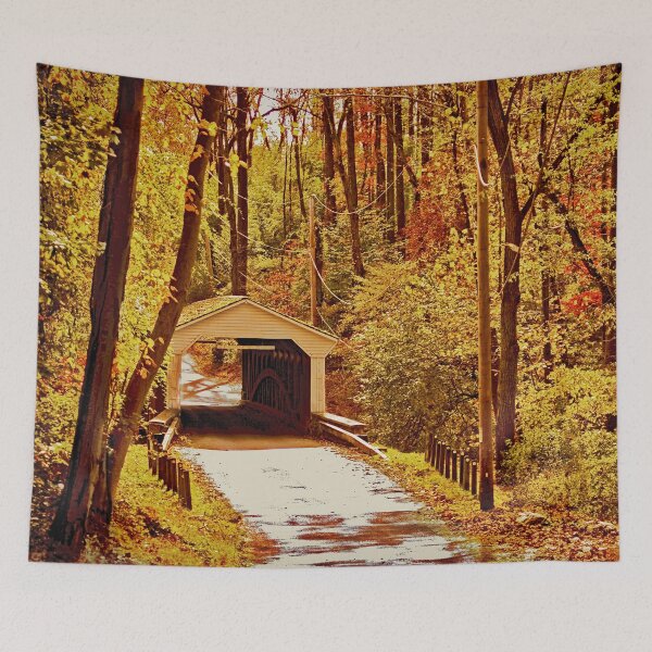 Item preview, Chester County Covered Bridge designed and sold by Susan Maxwell Schmidt.