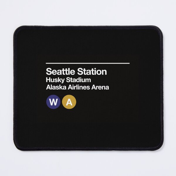 Item preview, Seattle (Univ Of Washington) Sports Venue Subway Sign Sticker designed and sold by verarheaf9.