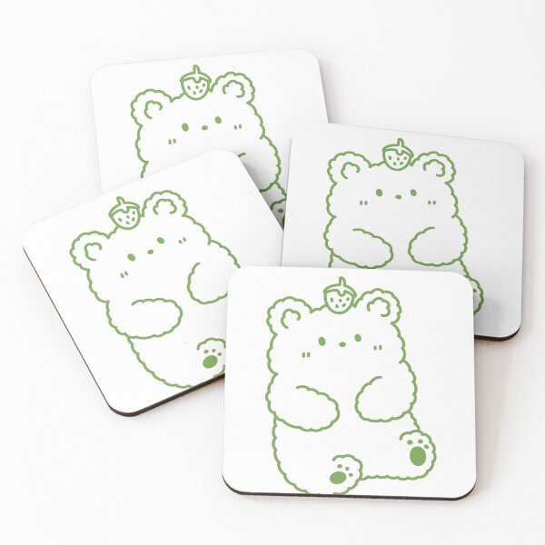 Item preview, Cute strawberry bear designed and sold by Thing3of4girlie.