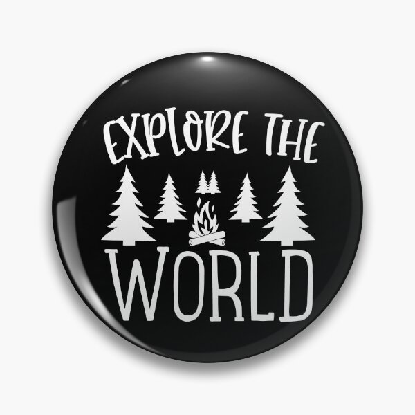 Artikelvorschau, Explore the World Keep Calm Keep Traveling Love Travel the world Awaits Mountain Hiking Camping Tree Art Design Happy Apparel Essential Inspiration Joy Mood Funny entworfen und verkauft von DesignByHeartUK.