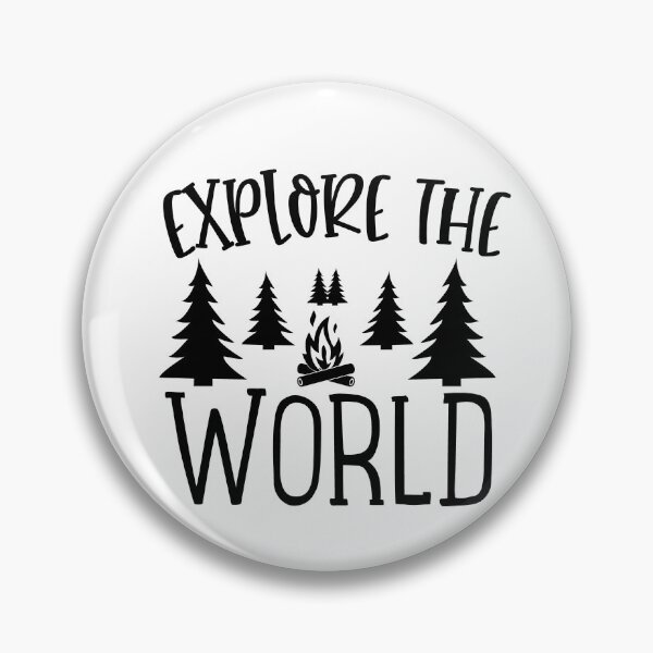 Artikelvorschau, Explore the World Keep Calm Keep Traveling Love Travel the world Awaits Mountain Hiking Camping Tree Art Design Happy Apparel Essential Inspiration Joy Mood Funny entworfen und verkauft von DesignByHeartUK.