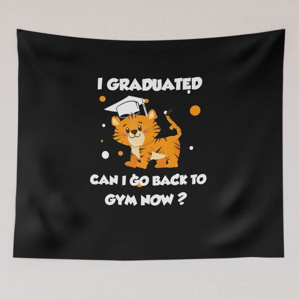 Item preview, Baby Lion Just Graduated 2023, I Graduated Can i go back to gym now designed and sold by yssnyd.