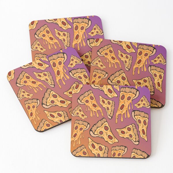 Item preview, Pizza pattern salami pizza slice designed and sold by Ascooepics.