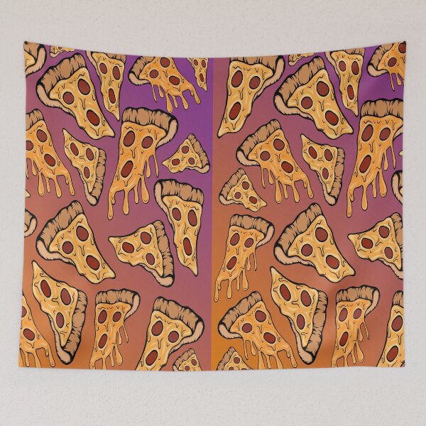 Item preview, Pizza pattern salami pizza slice designed and sold by Ascooepics.