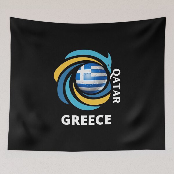 Item preview, Qatar Football soccer team Greece designed and sold by DesignsbyMona.