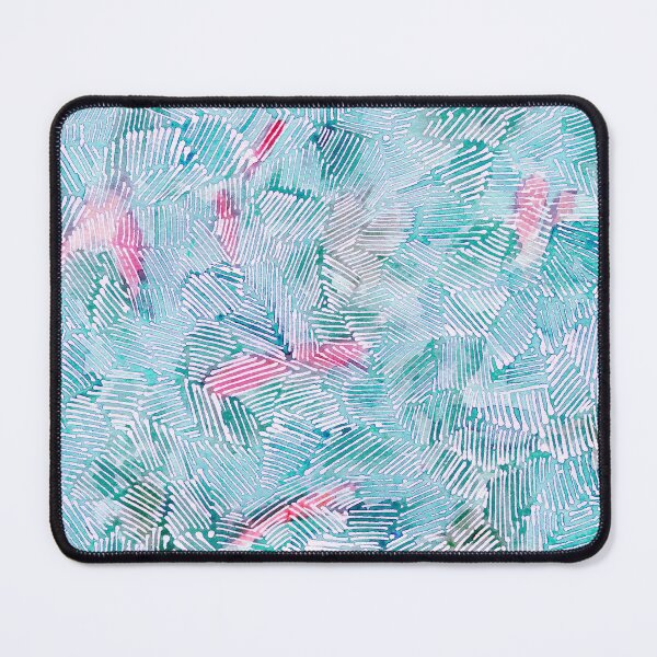 Item preview, Abstract 2, light blue with pink watercolor pattern designed and sold by VApinx.