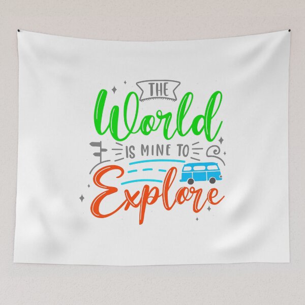 Item preview, The world is mine to explore designed and sold by TheFoolsGallery.