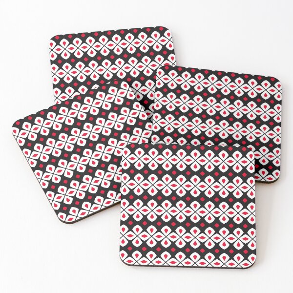 Item preview, Abstract - red, black, white designed and sold by pugmom4.