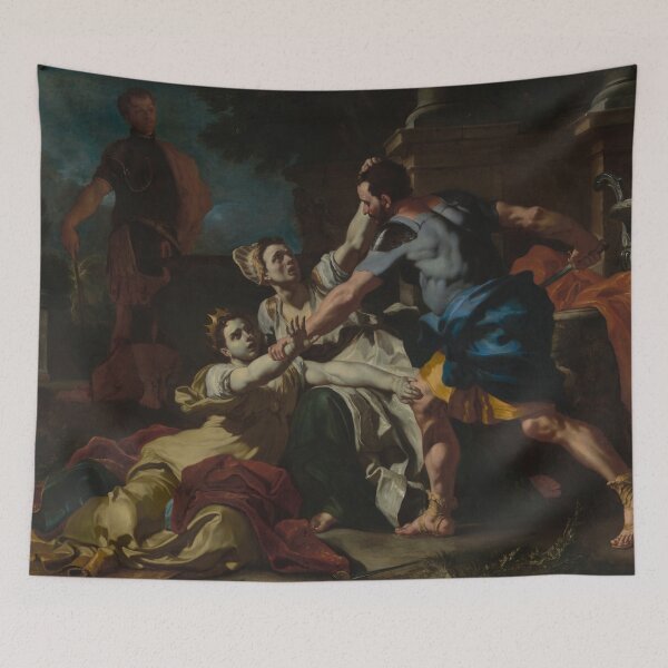 Item preview, Death of Messalina | Francesco Solimena | 1712 Renaissance Historic Art designed and sold by CJET.