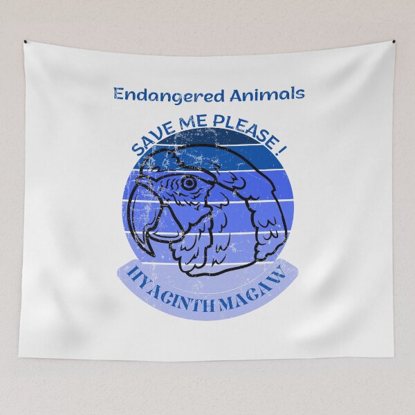 Item preview, Hyacinth Macaw designed and sold by yassooarts.