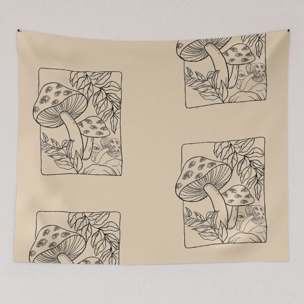 Item preview, Mushroom Design Illustration designed and sold by Alchemy Laboratory.