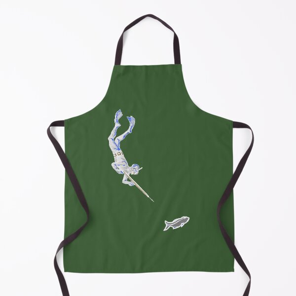 Item preview, Vintage Spearfishing Diver Underwater with Speargun and Fish URM designed and sold by urmaddad.