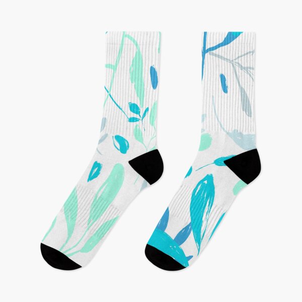 Item preview, Pattern Botanical - Blue & Turquoise  designed and sold by Vivir Creatividad.