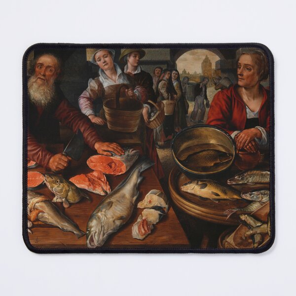 Item preview, Fish Market | Joachim Beuckelaer | 1568 Renaissance Life Art designed and sold by CJET.