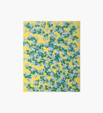 Summer Flowers Yellow Art Board