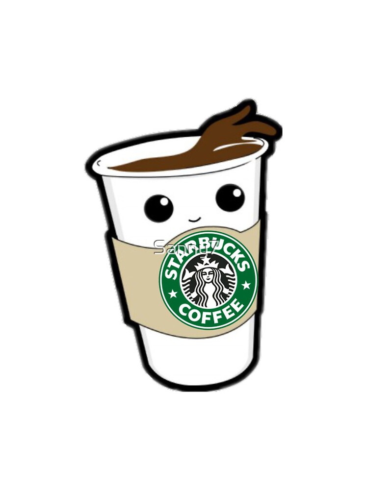 STARBUCKS COFFEE CUP Sticker for Sale by Sanny7