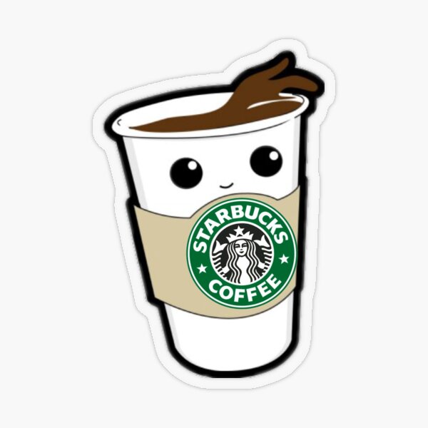 STARBUCKS COFFEE CUP Sticker for Sale by Sanny7