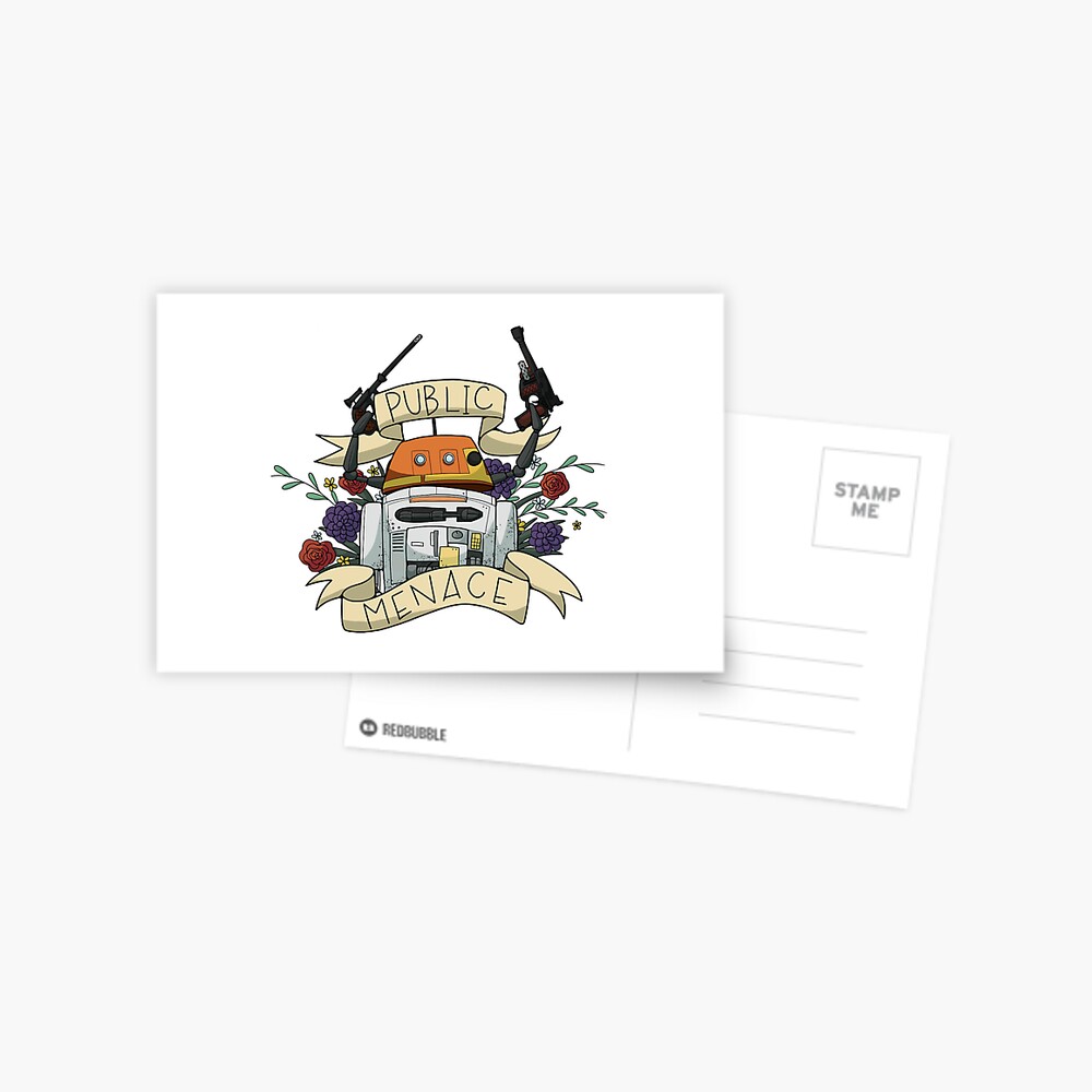 Vista previa del artículo con la obra «Postal», diseñado y vendido por perc-nerd.