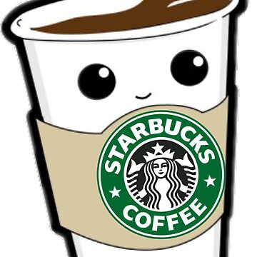 STARBUCKS COFFEE CUP Sticker for Sale by Sanny7