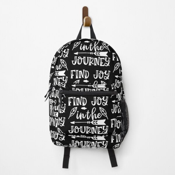 Item preview, Find Joy in the Journey Adventure Awaits le Mountain Hiking Camping Tree Mountains Tent Art Design Happy Apparel Essential Inspiration Joy Mood Funny designed and sold by DesignByHeartUK.