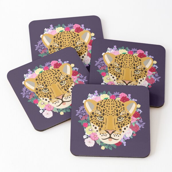 Item preview, Flowered Leopard designed and sold by taika tori.