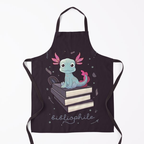 Aperçu de l'œuvre Bibliophile Axolotl  créée et vendue par lazarosdesign.