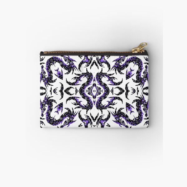 Item preview, Purple And Black Metallic Mythical Dragon Chinoiserie  designed and sold by DesignLust.