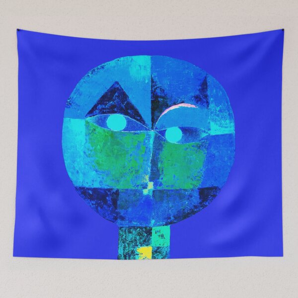 Item preview, Blue rounded portrait designed and sold by michplante60.