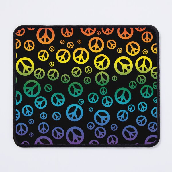 Item preview, Peace Symbol Pattern in Rainbow Colors designed and sold by HectorCantres.