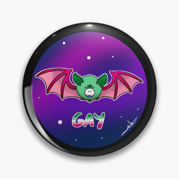 Item preview, Gay Horseshoe Bat (Model B - Watermelon) designed and sold by CamaEtPruneShop.