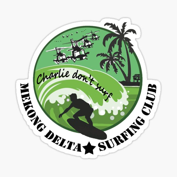 MEKONG DELTA SURF CLUB (ARMY ISSUE) 2 Sticker